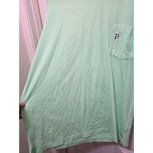 Victorias Secret Pink Mint Green Long-Sleeve Shirt With Pocket L - Picture 9 of 12